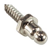 Ответная часть DOT для тентовой застежки на шурупе 15,88 мм, никелированная латунь Ответная часть DOT для тентовой застежки на шурупе 15,88 мм, никелированная латунь