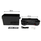 Короб для АБ с панелью индикации и USB зарядкой на два порта 460x255x300 Короб для АБ с панелью индикации и USB зарядкой на два порта 460x255x300