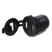 Панель с двойным USB разъемом (5В\4.2А (2.1А+2.1А) и вольтметром NEKEKE