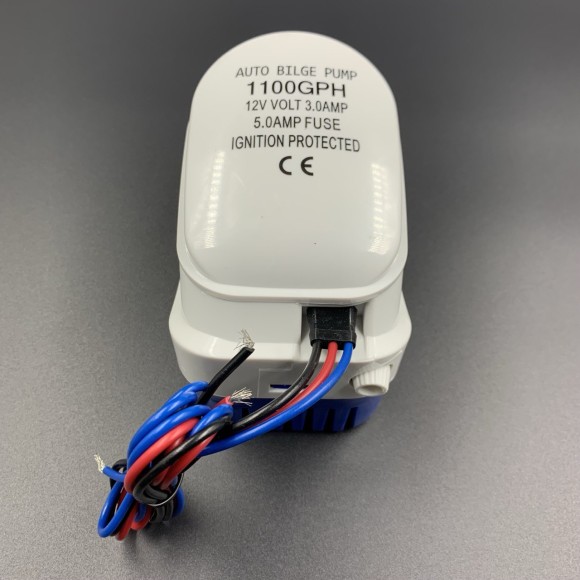 Помпа осушительная автоматическая 1100GPH (12V) (4163,5 л/ч) (PREMARINE)