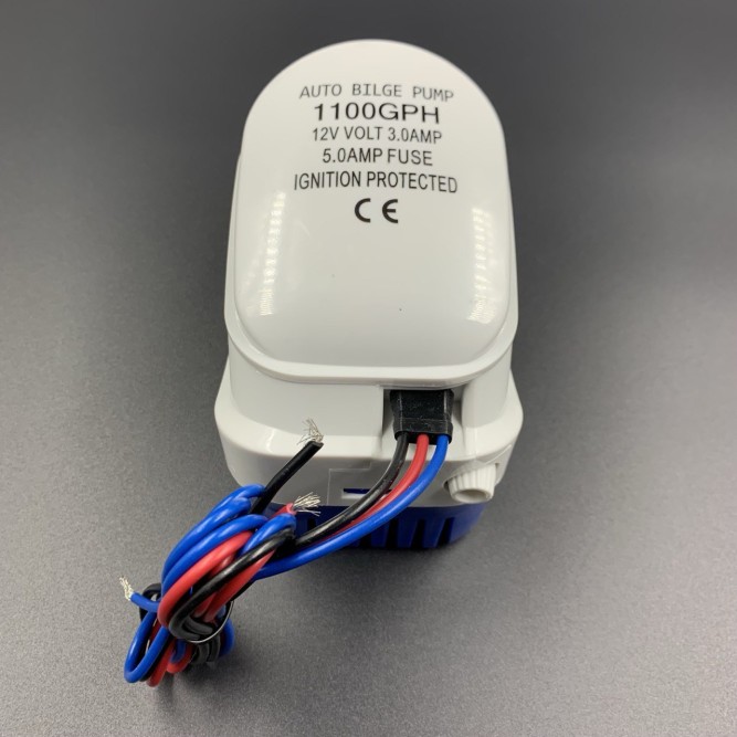 Помпа осушительная автоматическая 1100GPH (12V) (4163,5 л/ч) (PREMARINE)