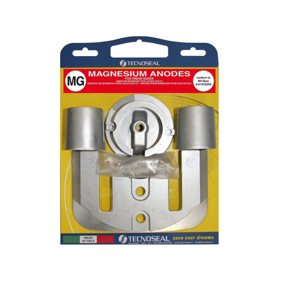 Комплект анодов Tecnoseal для Mercruiser BRAVO ONE магний Комплект анодов Tecnoseal для Mercruiser BRAVO ONE магний
