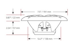 Морская акустика BOSS MR6W