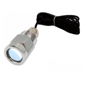 Фонарь подводный AAA, хромированная медь синий