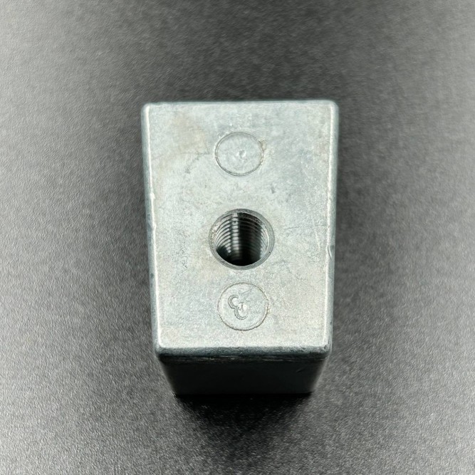Анод кавитационной плиты Yamaha 40-50, F25-F60 (Цинковый) (67C-45251-00) (Omax)
