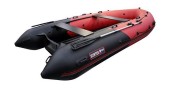 Надувная лодка ПВХ, Хантер 420 Про НДНД, красный/черный Надувная лодка ПВХ, Хантер 420 Про НДНД, красный/черный