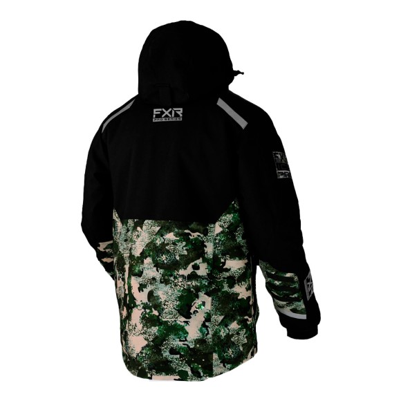Куртка FXR Expedition X Ice Pro с утеплителем Black/Army Camo, S