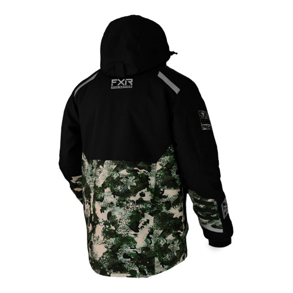 Куртка FXR Expedition X Ice Pro с утеплителем Black/Army Camo, S