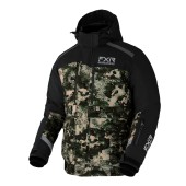 Куртка FXR Expedition X Ice Pro с утеплителем Black/Army Camo, S