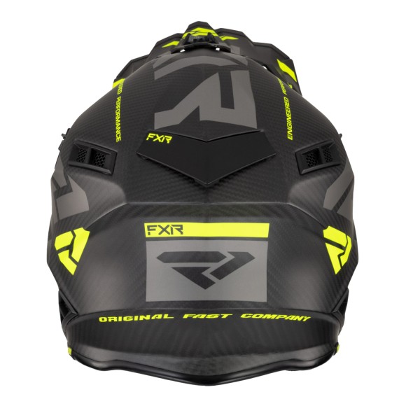 Шлем FXR Helium Carbon Hi Vis/Charcoalcoalcoal, M