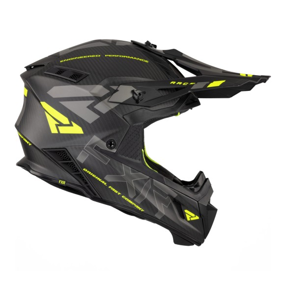 Шлем FXR Helium Carbon Hi Vis/Charcoalcoalcoal, M