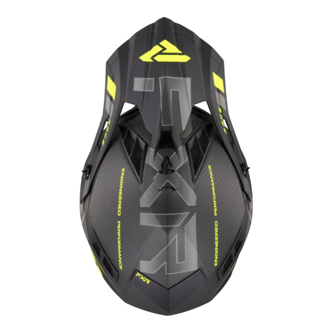 Шлем FXR Helium Carbon Hi Vis/Charcoalcoalcoal, M
