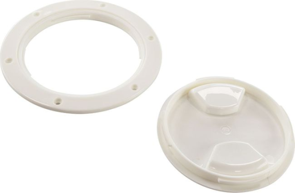 Лючок палубный 4", белый