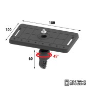 Площадка монтажная 180x100мм
