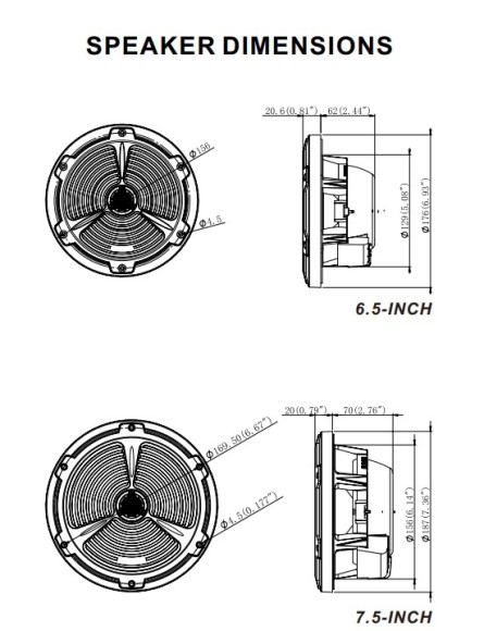 Морская акустика BOSS MR752C