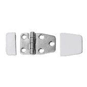 Петля неразъемная SUNFINE с накладкой 59x40x2 мм, асимметричная