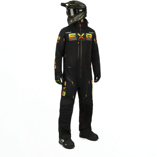 Комбинезон FXR Maverick без утеплителя Black/Inferno SX PRO, M