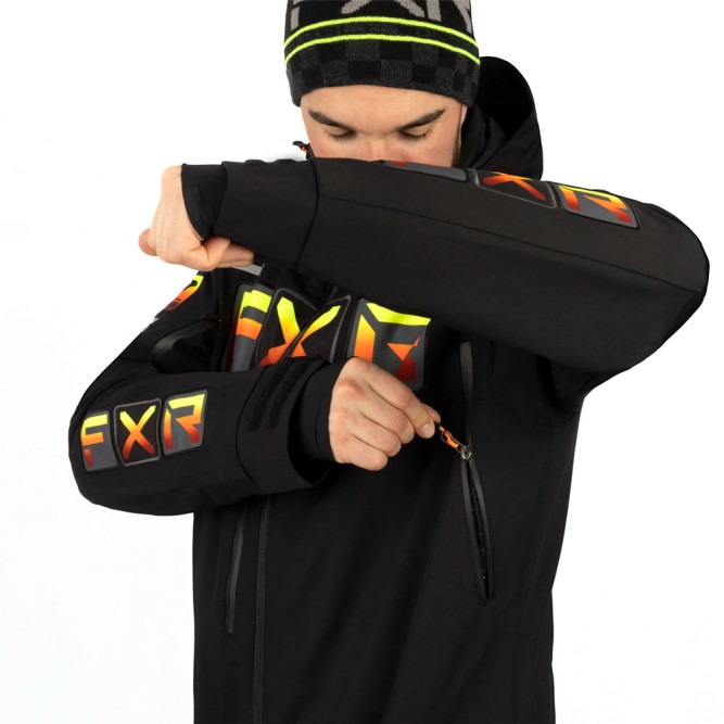 Комбинезон FXR Maverick без утеплителя Black/Inferno SX PRO, M
