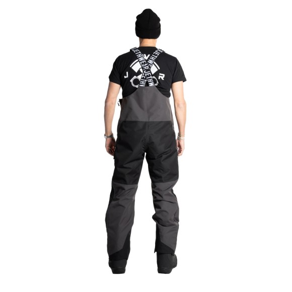 Полукомбинезон Jethwear Treeline Bib с утеплителем Black/Grey/Red, L
