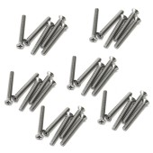 Винт с полупотайной головкой DIN 966 M6x30 A2 100шт