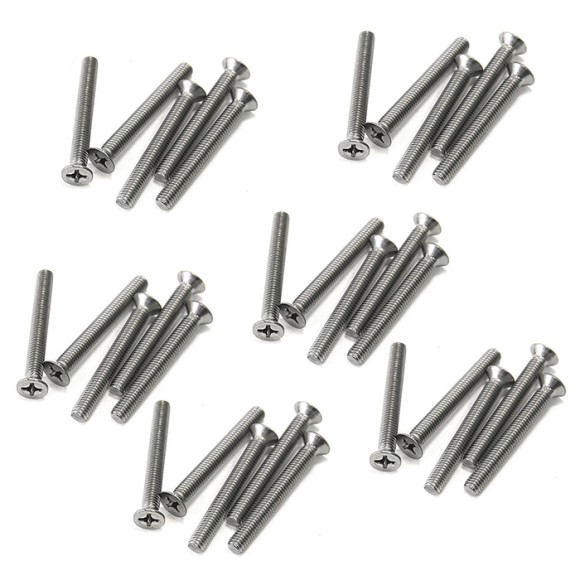 Винт с полупотайной головкой DIN 966 M6x30 A2 100шт Винт с полупотайной головкой DIN 966 M6x30 A2 100шт