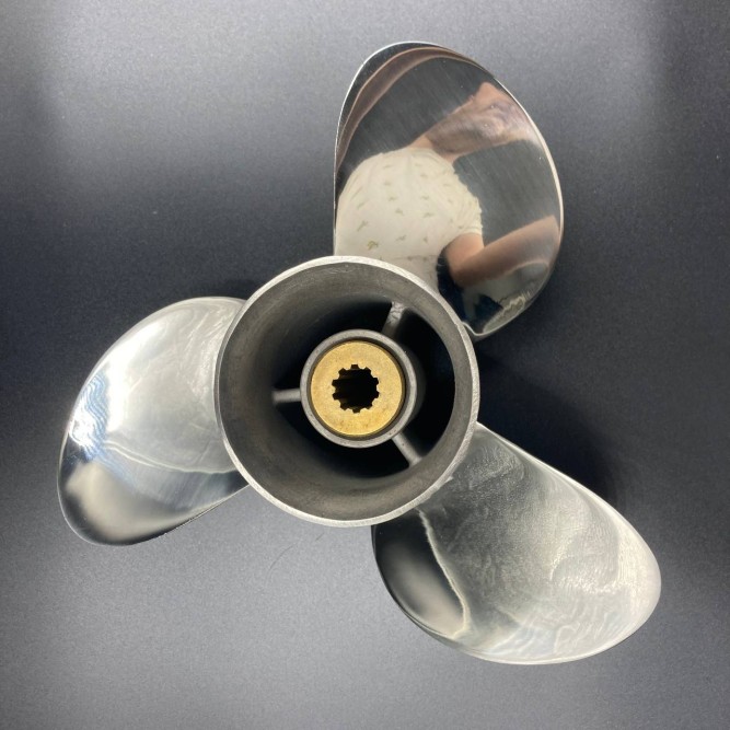 Гребной винт Suzuki DT9.9A-DT15A, DF9.9B, DF8A-20A (3x9-1/4x10) (Сталь)