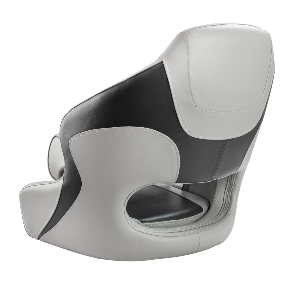 Кресло с болстером Delux Sport Flip Up, обивка угольный/серый винил