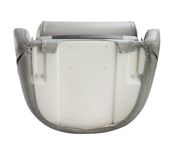 Кресло с болстером Delux Sport Flip Up, обивка угольный/серый винил