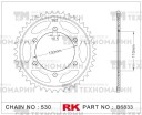 Звезда для мотоцикла ведомая B6833-45