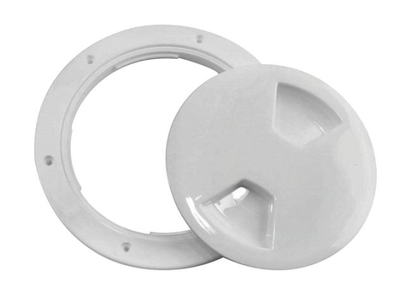 Лючок палубный 6", белый