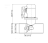 Подруливающее устройство Quick, D110mm, 25KGF, 12 В, (TCD2042 - TCDEX06 - NO TNL)
