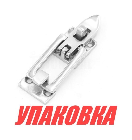 Защелка иллюминатора 83,5x29 нержавеющая, Marine Rocket (упаковка из 10 шт.)