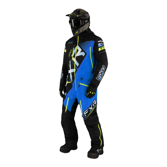 Комбинезон FXR CX без утеплителя Black/Blue/Hi Vis, XS