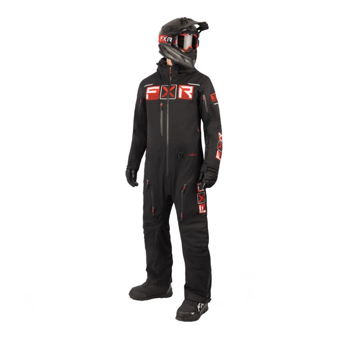 Комбинезон FXR Maverick без утеплителя Black/Red, 2XL