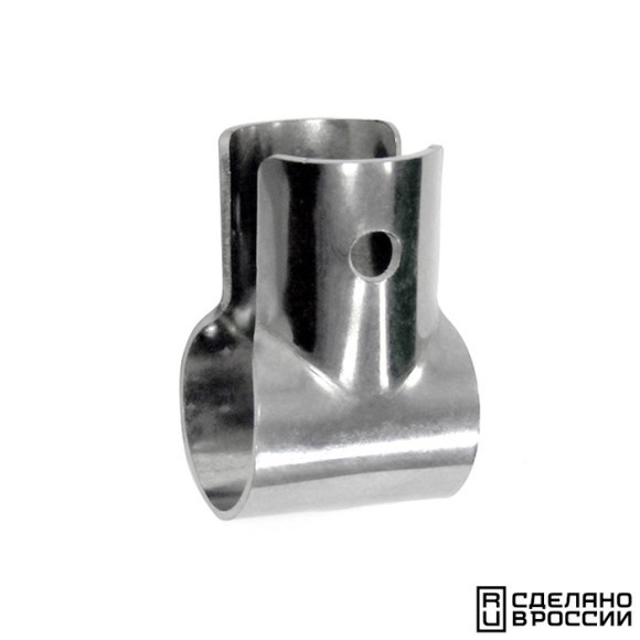 Тройник леера 25 мм, 90град, открытый Тройник леера 25 мм, 90град, открытый