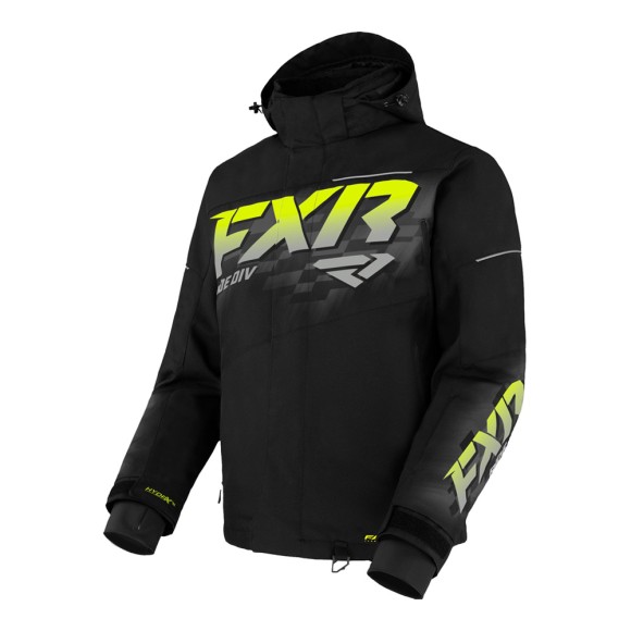 Куртка FXR Fuel с утеплителем Black/Hi Vis, M Куртка FXR Fuel с утеплителем Black/Hi Vis, M