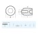 Анод Tecnoseal для Yamaha F115, цинк цинк