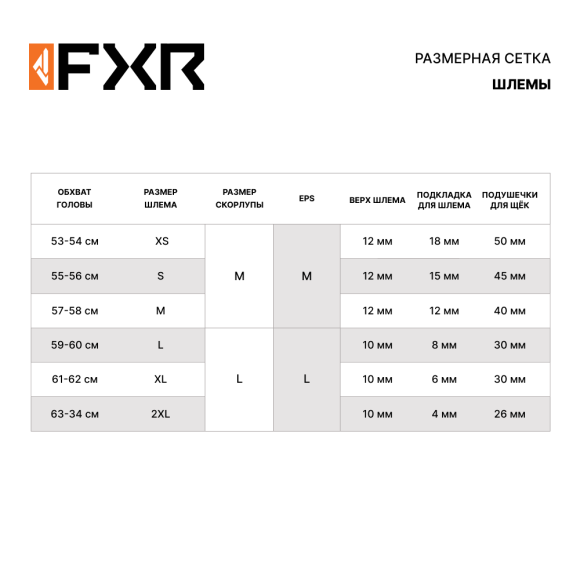 Шлем FXR Helium Carbon Black, M