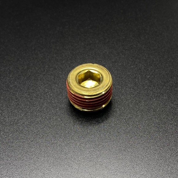 Заглушка коллектора (пробка бронзовая диам. 9,5 мм) MerCruiser GM V6 and V8 (22-12524) (Quicksilver)