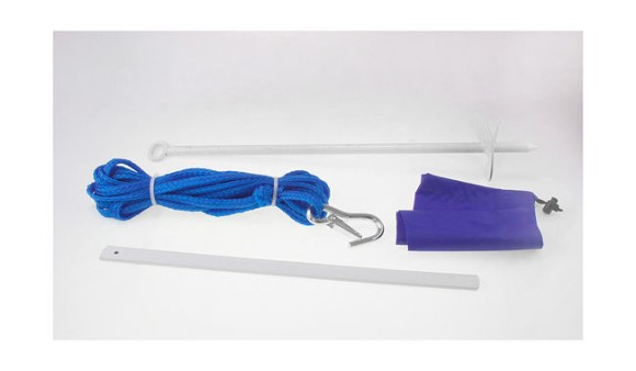 Якорь-бур с веревкой