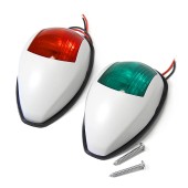 Огни бортовые светодиодные 103х61х65 мм, белый корпус