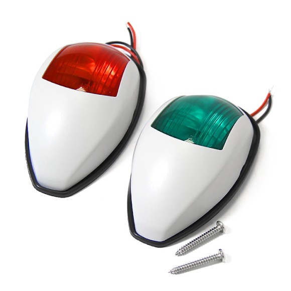 Огни бортовые светодиодные 103х61х65 мм, белый корпус