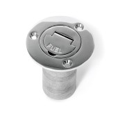 Горловина заливная SUNFINE 38мм прямая (Fuel), нержавеющая сталь