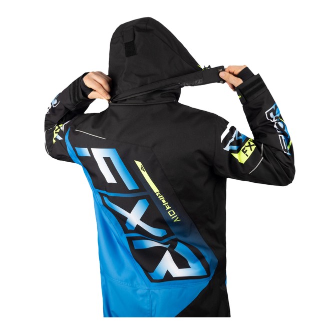 Комбинезон FXR CX без утеплителя Black/Blue/Hi Vis, XS