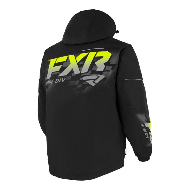 Куртка FXR Fuel с утеплителем Black/Hi Vis, S