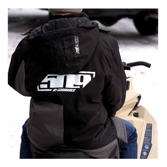 Пальто 509 R-Series с утеплителем Black Gray, SM - MD