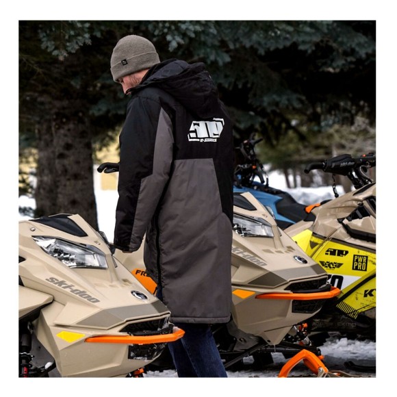 Пальто 509 R-Series с утеплителем Black Gray, SM - MD