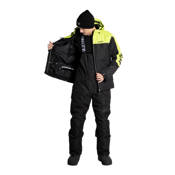 Куртка Jethwear Crisp с утеплителем Black/Lime, M Куртка Jethwear Crisp с утеплителем Black/Lime, M