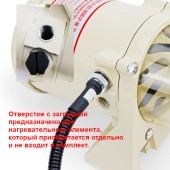 Фильтр-сепаратор топливный 500FG SUNFINE для дизельных моторов, пластиковый слив