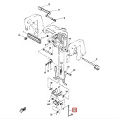 Тяга подвеска двигателя Yamaha 20-25 (6L2-43676-00)